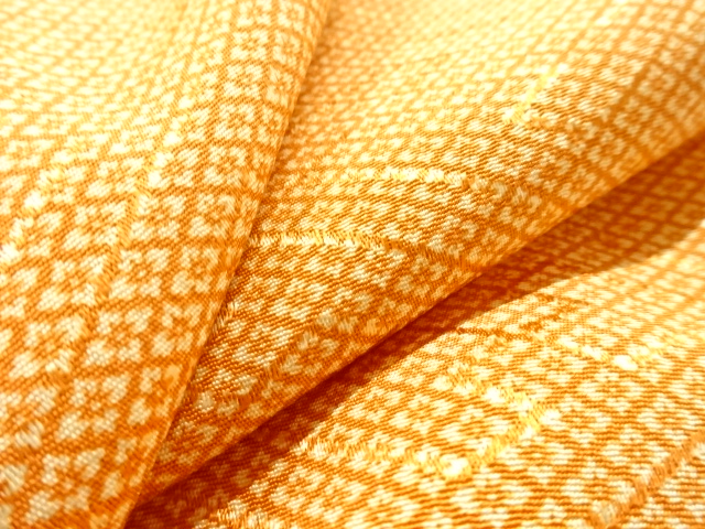  花菱模様小紋着物